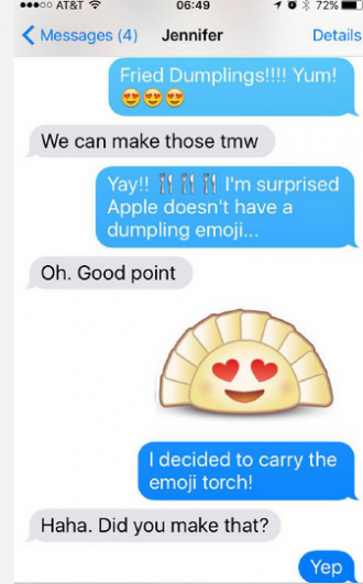 emoji表情 Emoji 饺子