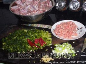 雪里红炒肉 老北京的肉末炒雪里蕻--当年的味道最难忘