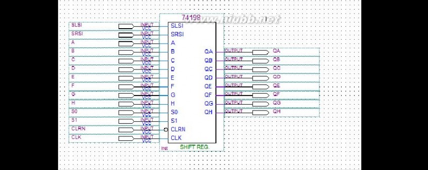 8位移位寄存器 实验七 8位移位寄存器的设计