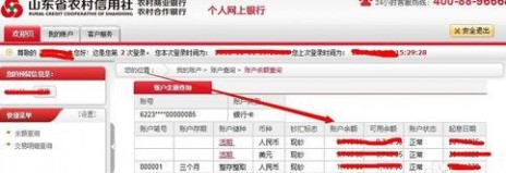 农村信用社银行卡余额查询 农村信用社网上银行查询余额方法