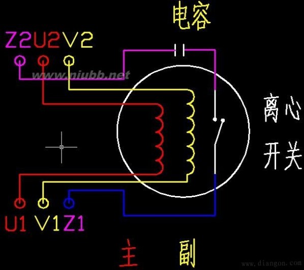 单相电机正反转接线图详解_单相电机正反转接线图