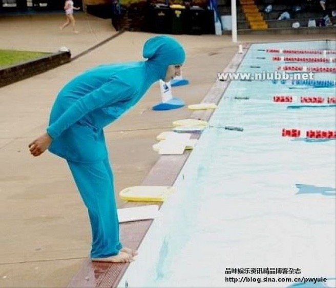 伊斯兰美女泳装“特别安全”（组图）