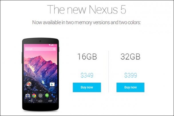 想买Nexus 5？看这里