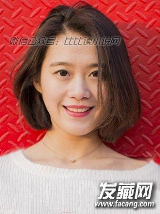 中分女生发型网 2015流行女生短发 清爽韩式中分短发发型