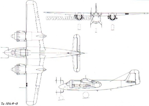 蚊式战斗机 Ta 154“蚊”双发战斗机