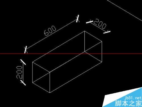 斜二测画法 CAD怎么使用斜二测方法绘制长方体？