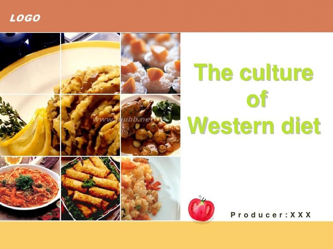 饮食文化 英语 西方饮食文化英语PPT介绍