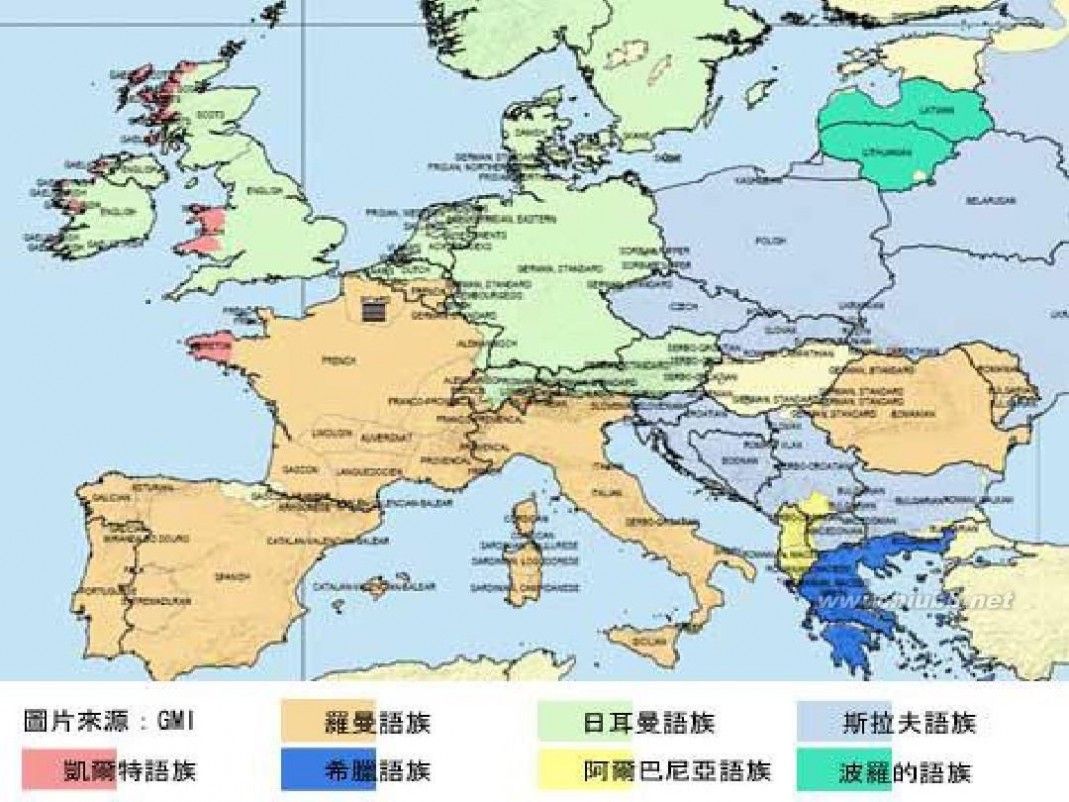 中国方言地图 万语分布详图(世界语言分布地图,中国方言分布地图,外语地区分布地图等)