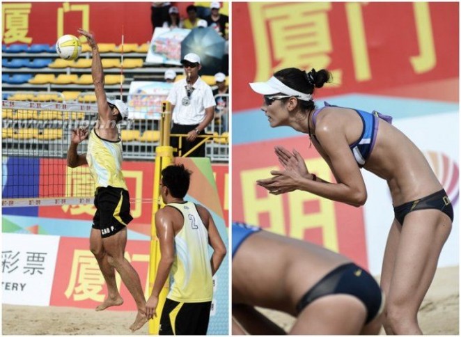 【实拍】厦门·思明：2014全国沙滩排球锦标赛精彩瞬间