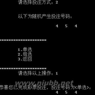 选号系统 彩票选号系统实验报告