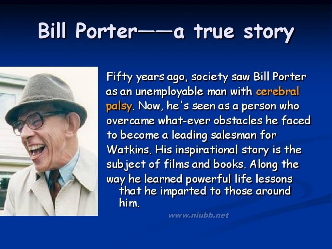 bill porter Unit Seven